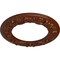 Ekena Millwork Ribbon with Bow Medallion (Canopies up to 7 1/2"), 12 1/4"OD x 7 1/2"ID x 7/8"P, Burnished Mahogany CM12RIBMC - alternate 3